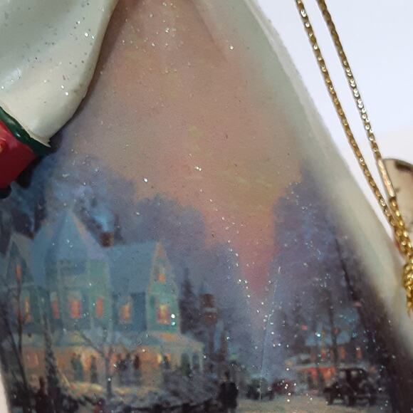 Thomas Kinkade Old World Santas Christmas Ornament Collection Set #1 Two Set - Picture 9 of 10